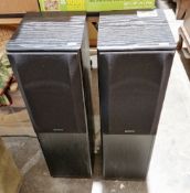 Pair of Sony freestanding speakers, the Brooklands edition (2)