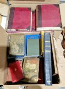 Encyclopaedia Britannica - Eleventh Edition - half red morocco over red boards, gilt titles to