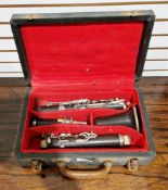 French clarinet by Martin Freres, Paris, no.S6009N145, in case