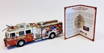 Code 3 Collectables boxed 1/32 scale limited edition diamond diecast model FDNY Seagrave Pumper