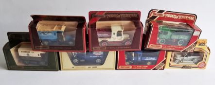 Quantity of Matchbox models of yesteryear in a Corgi 1/50 scale limted edition heavy haulage diecast