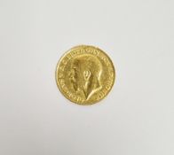 LOTS WITHDRAWN George V gold half-sovereign dated 1911