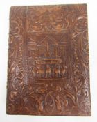 Art Deco letter opener commemorating the 10th anniversary of the Dutch Christian Radio Society (