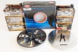 Corgi James Bond 007 boxed diecast models to include TY99135 James Bond film canister 8 piece gift