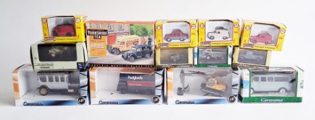 Quantity of boxed diecast model vehicles to include five Cararama Pepsi, Classix Transport