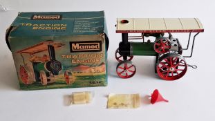 Mamod T.E.1A reversing traction engine boxed Condition Report No firebox bunker present. Steering