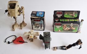 Star Wars - Palitoy, Scout Walker vehicle, part Star Wars Palitoy speeder bike vehicle, boxed,