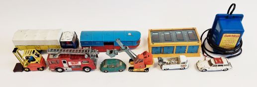 Quantity of playworn Dinky, Corgi, Matchbox diecast models to include Dinky Toys Conveyancer, 2 X