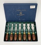 Boxed set of Crown Hand Tools wood chisels