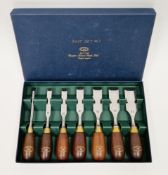 Boxed set of Crown Hand Tools wood chisels