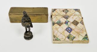 Victorian silver figure of a pedlar, Sheffield 1898, John Round & Son Ltd, 6.5cm, approximate weight