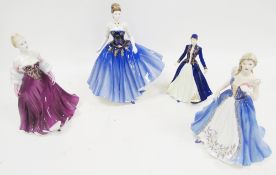 Four Royal Doulton bone china figures of ladies, comprising Abigail from the Classics Royal