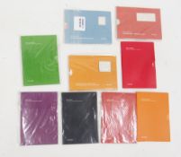 Collection of nine Royal Mail silver stamp ingots including six ' The Victorian stamp ingot