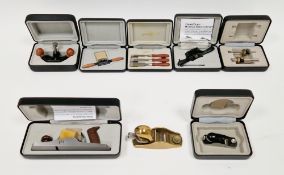 Collection of mini woodworking tools by Veritas viz:- router, scribing gauges, chisels, spoke shave,