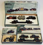 Three boxed Corgi Heavy Haulage diecast model sets to include 18007 Wrecking Roadways Scammell