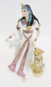 Royal Worcester bone china figure of 'Nefertari', limited edition 916/9500, printed black