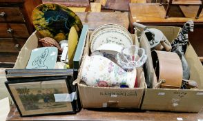 Assorted collectables and ceramics including a retro Grahamstown Potteries Limited South African