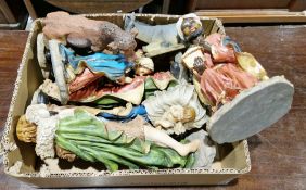 Contemporary resin nativity scene (1 box)  Condition Report See photos for figures in group. Some