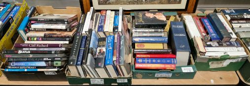 Quantity of books relating to movies and general interest, to include Judy Garland, Elton John,