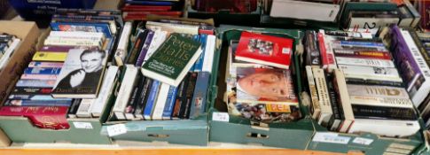 Quantity of biographies relating to actors, politicians, people of consequence, to include Bill