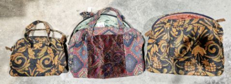 Sacum Tenent - Yardby tapestry bag and two simliar.