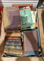 Assorted volumes including leather bindings, publications by Collins, JM Dent, "Oxford and