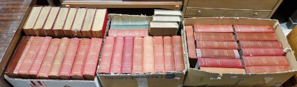 Extensive collection of the works of Charles Dickens, Godshill editions, Chapham & Hall, including t