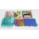 Quantity of vintage silk, polyester, wool scarves and some embroidered table linen (1 box) - Image 3 of 5
