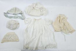 Various christening gowns and baby gowns to include whitework, Ayrshire, smocking, pintucked,
