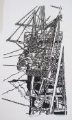 H J Jackson Artist's proof print  