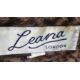 Vintage crepe coat labelled Carling with faux-leopardskin collar and cuffs, a Leana lady's coat - Image 4 of 7