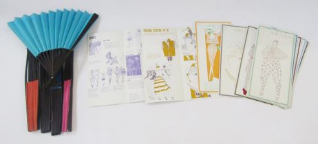 Collection of folding card pamphlets 'Style and Coton - European Review of Cotton Trends', 1977,