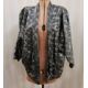 Vintage crepe coat labelled Carling with faux-leopardskin collar and cuffs, a Leana lady's coat - Image 5 of 7