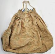 An antique 'Sarafan' Russian folk dress, believed to have been made from 19th century French