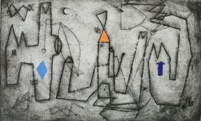 Julian Trevelyan (1910-1988) Etching  Hungry People 1936, 6/25, signed in pencil, labelled verso