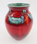 Poole pottery Delphis vase from the Christie's Artists Proof sale 31st March 2004, shouldered and