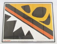 Alexander Calder  Poster  The Pace Columbus Exhibition, 1460 East Broad Street, Columbus, Ohio,