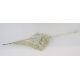 A 1920's wedding headdress, glass bead decoration, and a Edwardian cream linen parasol trimmed - Image 2 of 3