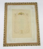 Printed silk handkerchief/small scarf commemorating a programme of the State Performance by Royal
