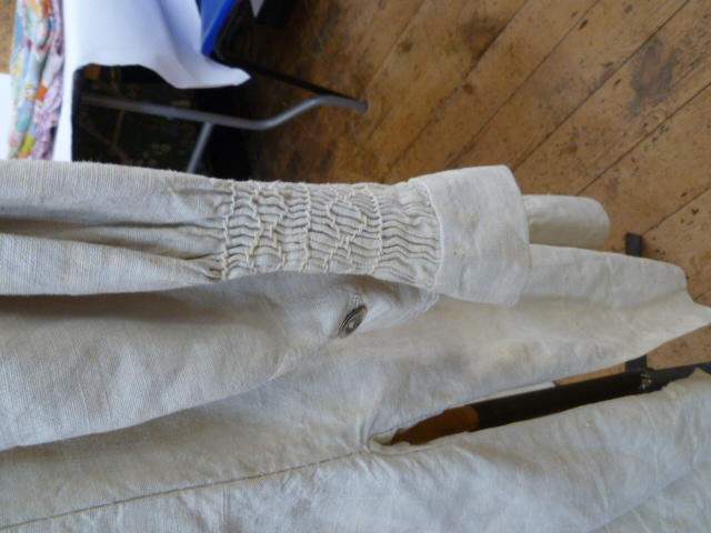 19th century farmer's smock, believed to be made in Gloucestershire, Cotswolds, hand stitched - Image 2 of 39