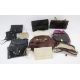 Assorted vintage bags to include a vintage crocodile bag, a dark brown patent bag printed with - Image 1 of 3