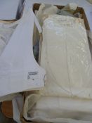 A quantity of vintage evening shirts and white waistcoats, for white tie apparel, to include
