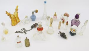 Collection of mid-century perfume bottles to include Elizabeth Arden, Avon, various shapes, i.e. the