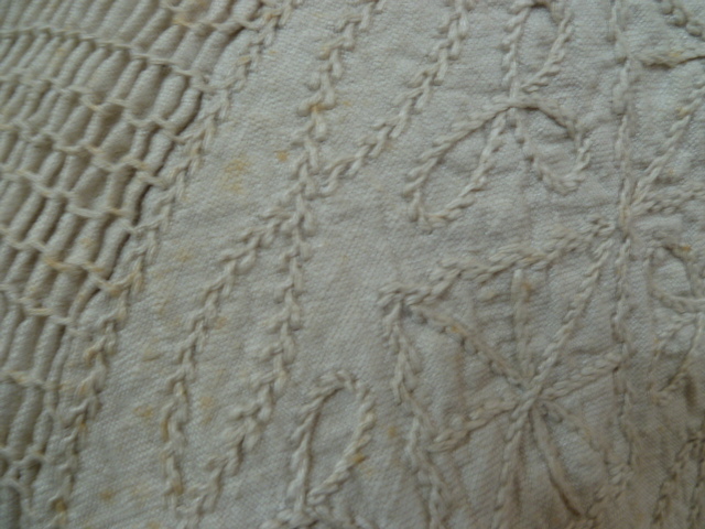 19th century farmer's smock, believed to be made in Gloucestershire, Cotswolds, hand stitched - Image 36 of 39