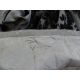 A black Victorian probably mourning dress, with cut velvet detail to the inner bodice, appliqued - Image 14 of 15
