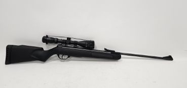 BSA Comet .177 air rifle, serial number CD-019535-18, with attached Nikko Stirling 3-9 X 40 AO