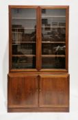 Mid century Danish rosewood library bookcase cupboard designed  by Kai Winding, circa 1960's,