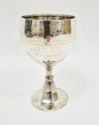 1920’s silver trophy from the Edgbaston Preparatory School dated 1929, Birmingham 1919, maker’s mark