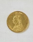 Victorian double sovereign 1887, 15.9g approx