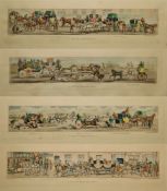After John Dean Paul Hand-coloured engraving 